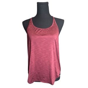 Zuala Women's Yoga Maroon Tank Top Size Medium Stretch Athletic 0144